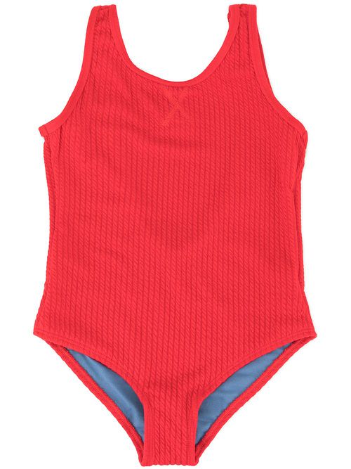 Duskii Girl Yara textured swimsuit