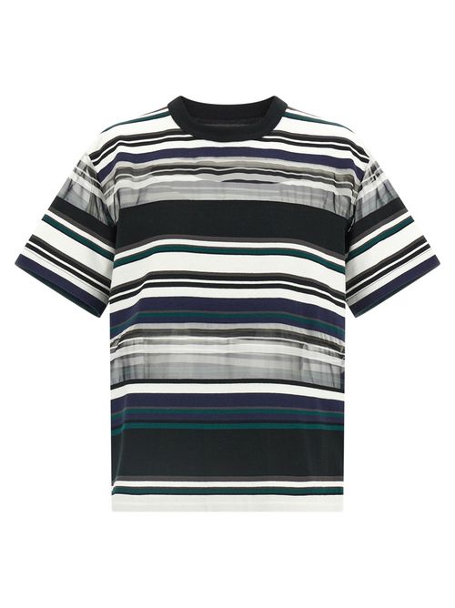 Multicolor Organza Insert T-shirt