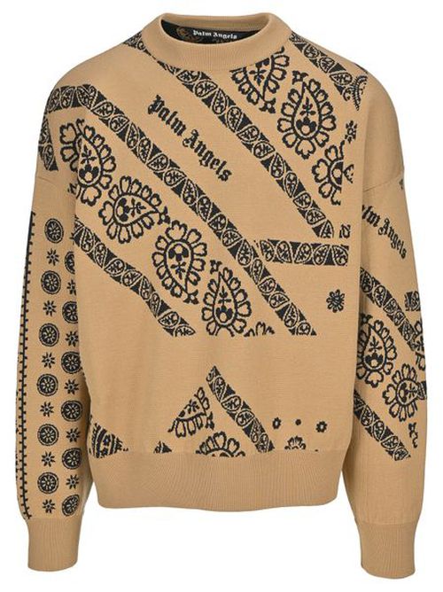 Palm Angels Paisley Intarsia Knit Jumper
