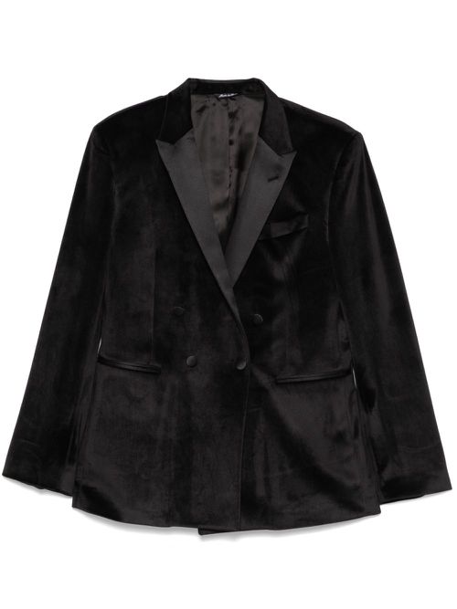 Velvet blazer - Black