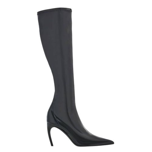 High Patent Stretch Boot
