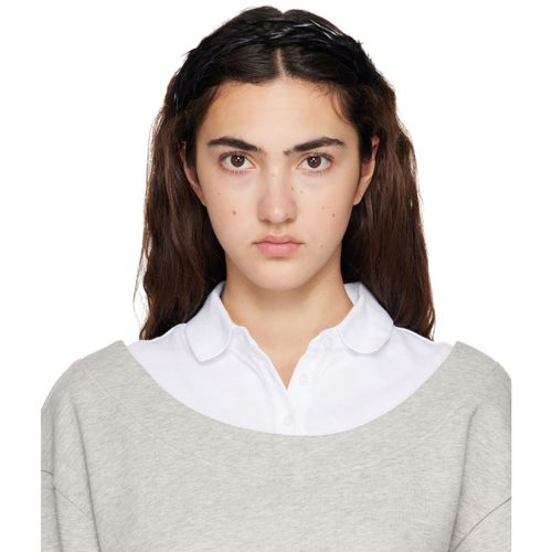 SSENSE Exclusive Black Feather Headband