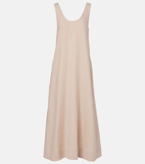 Capri linen maxi dress
