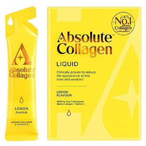 Absolute Collagen Marine Collagen Liquid Supplement Lemon Flavour 10x10ml Sachets