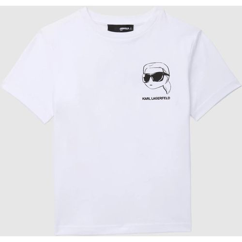 Karl Lagerfeld - T-shirt Mit Ikon-kontur Für Jungen, Weiss, Größe: 10y