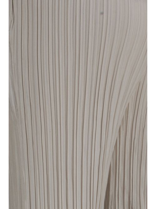Corduroy Wide-Leg Trousers — White