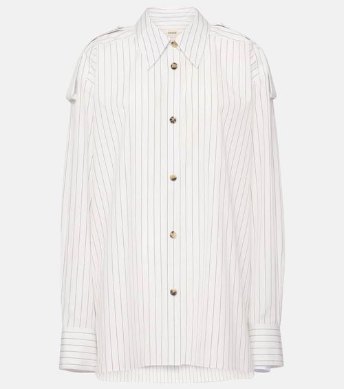 Tamal pinstriped oversized cotton shirt