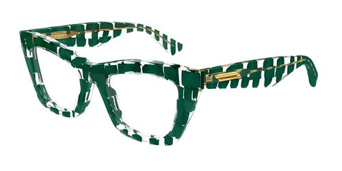 Bottega Veneta BV1215O 008 Women’s Eyeglasses Green  50 - Blue Light Block Available