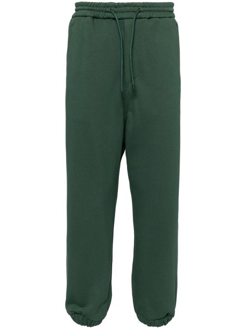 Drawstring fastening waist trousers - Green
