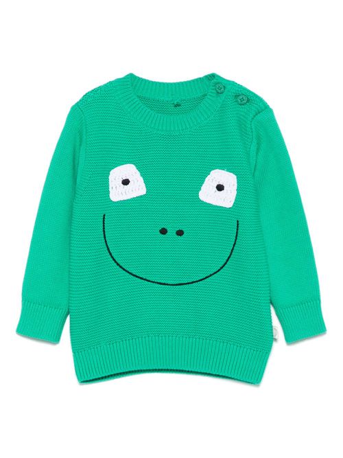 Embroidered sweater - Green