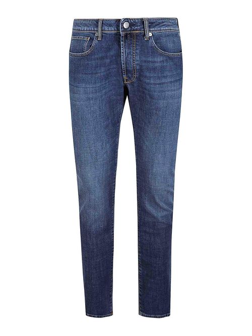 5 Tasche In Cotone Denim Stretch