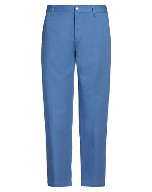 Man Pants Pastel blue Size 34 Cotton