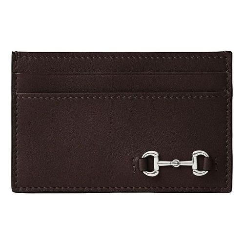 25 Horsebit Card Holder 'Brown'