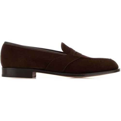 Edward Green Brown Suede Montpellier Loafer
