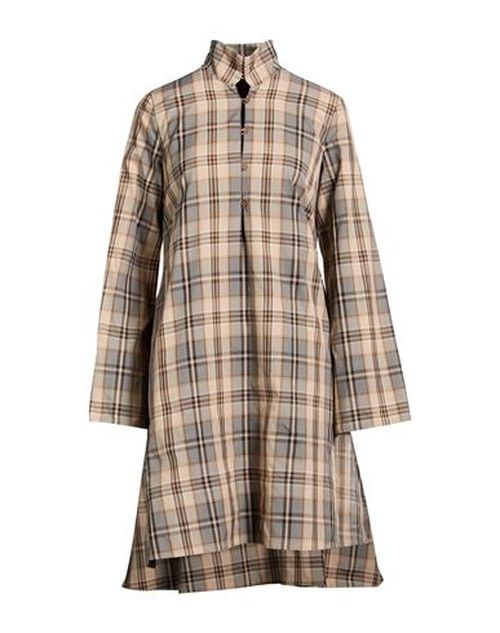 Co. go Woman Mini dress Beige Size 6 Polyester, Silk