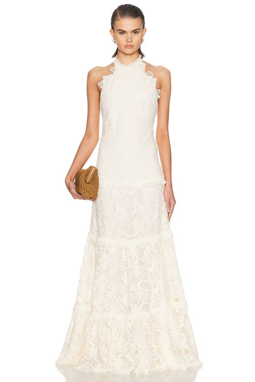 Alexis Paloma Dress in Ivory - Cream. L also in