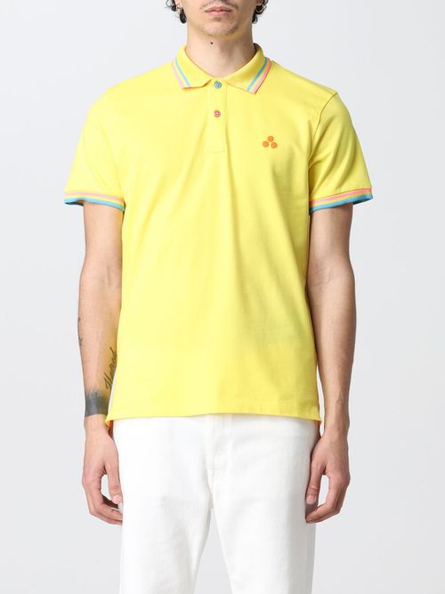 Polo Shirt Men colour Yellow