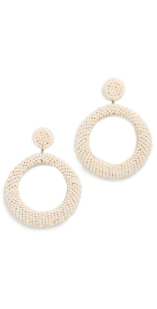 Deepa by Roberta Earrings Ivory One Size