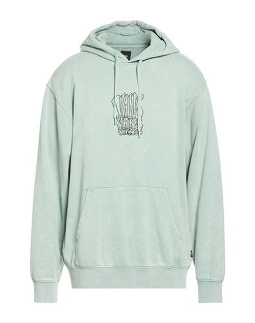 Man Sweatshirt Light green Size L Cotton, Polyester