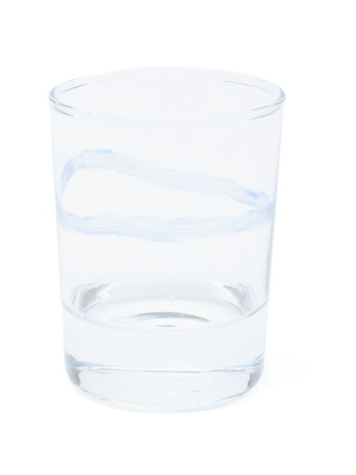 Soft Serve line-pattern glasses (set of 4) - White