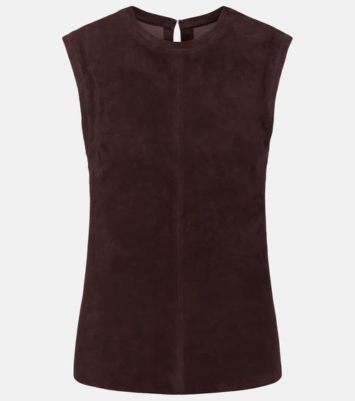 Miuccia suede top