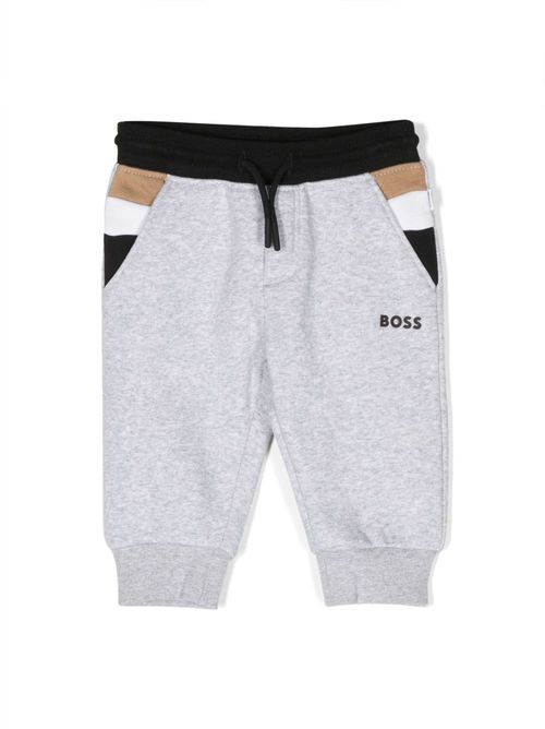 Logo-print track pants - Grey