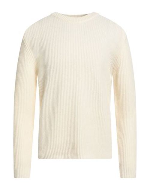 Man Sweater Ivory Size 42 Virgin Wool