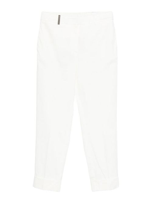 White Pants With Pinces
