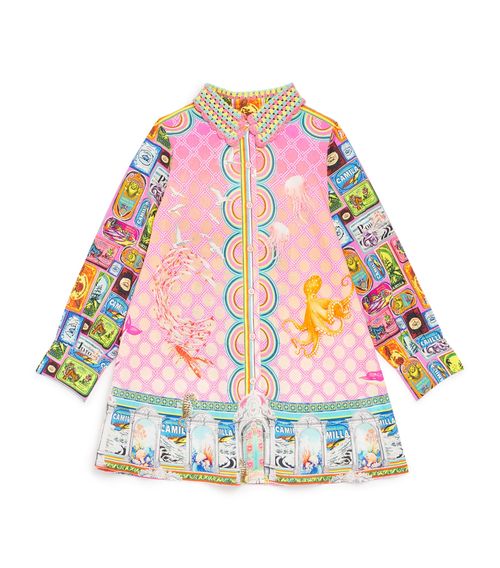 Cotton Salty Splendour Shirt Dress