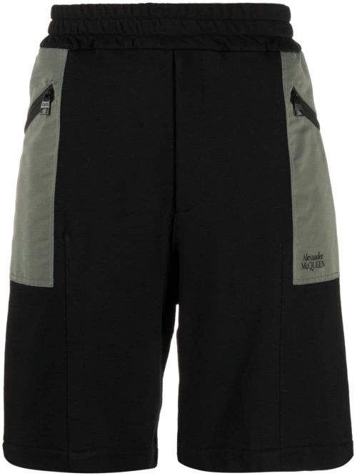 Two-tone Elasticated Track Shorts