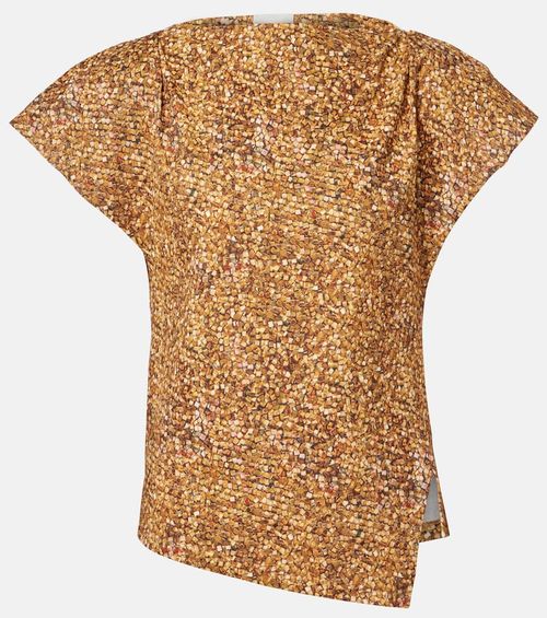 Sebani asymmetric cotton T-shirt