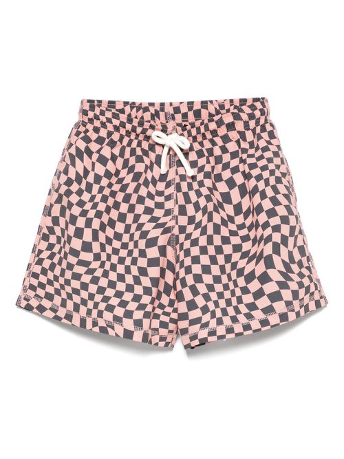 Andorine printed swim shorts - Orange