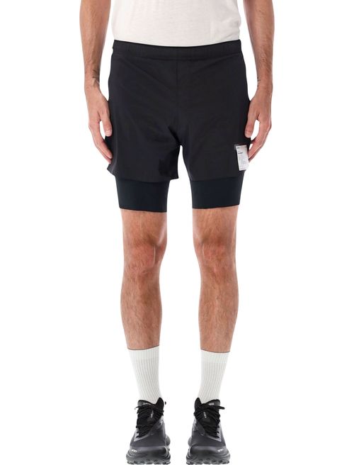 Men's Performance Running Shorts with Built-In Compression Liner
