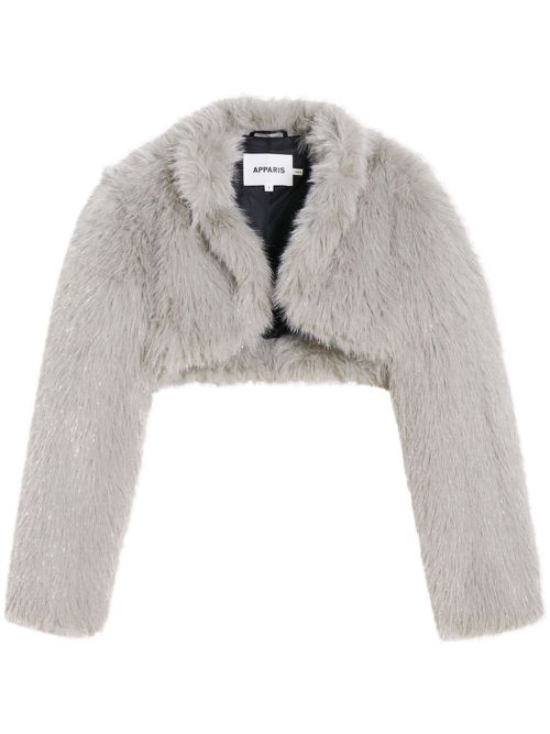 Odette faux-fur jacket - Grey