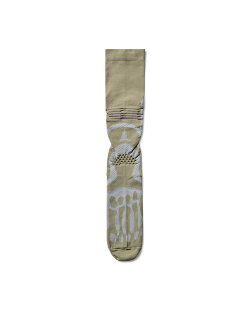 ROA Bones Logo Q Skin Technical Socks Green Underwear Unisex