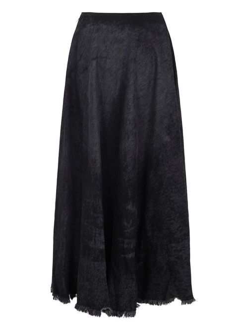 Denim Long Skirt