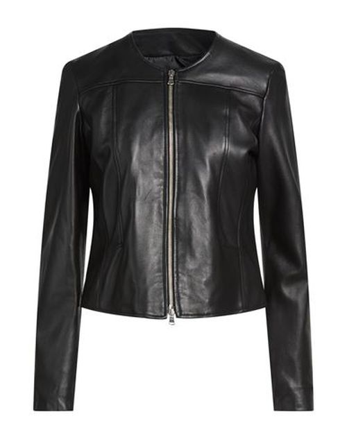 Woman Jacket Black Size L Cotton