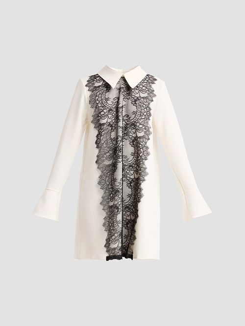 Women's Phyllis Lace Mini Dress - Cream