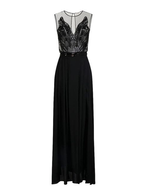 S Red Carpet Tulle And Georgette Dress