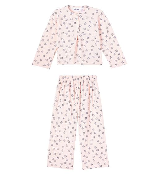 Lin printed cotton pajamas