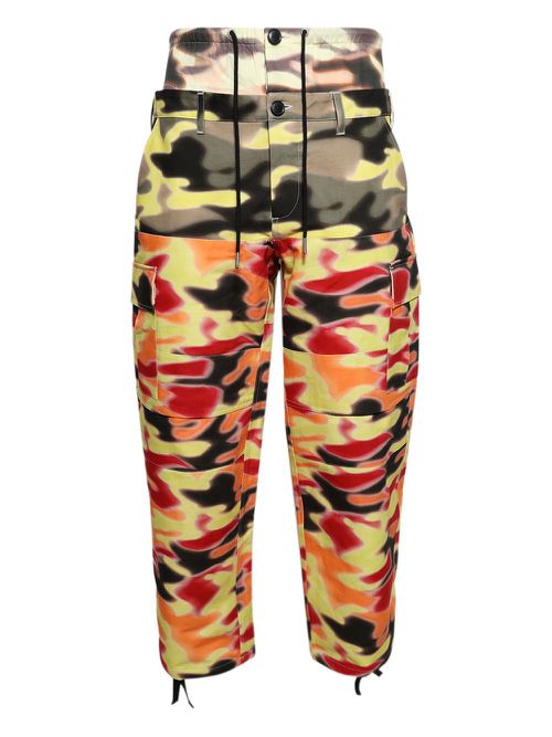 Triple Cargo camouflage trousers - Orange