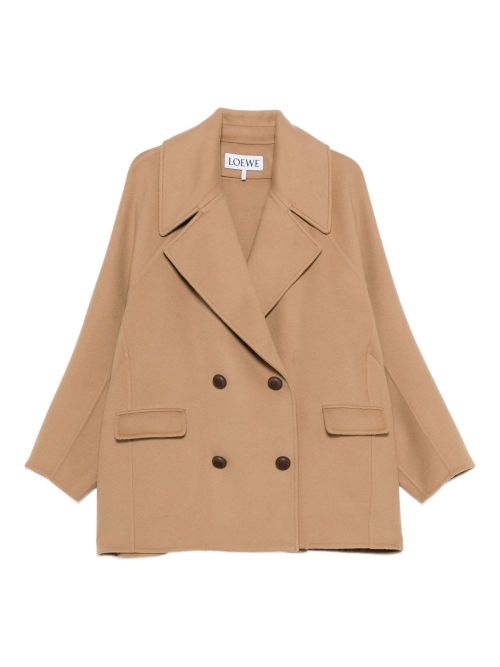 Wool Double-Breasted Coat