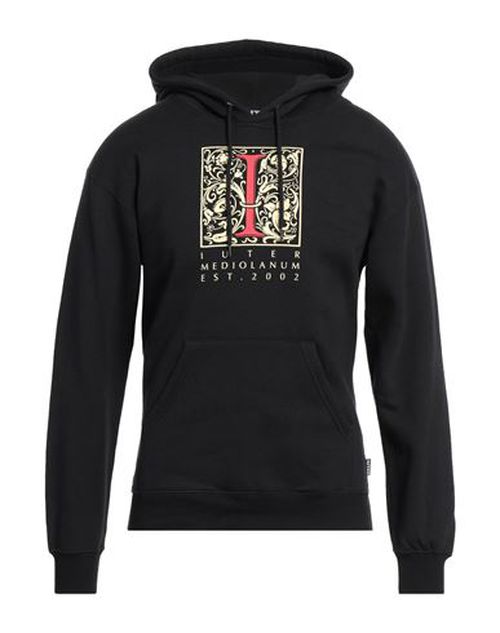 Man Sweatshirt Black Size XS Cotton