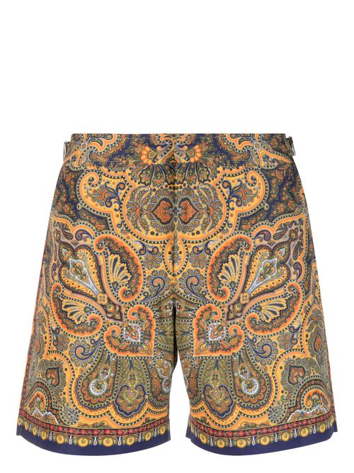 Bulldog Mystique Paisley swim shorts - Blue