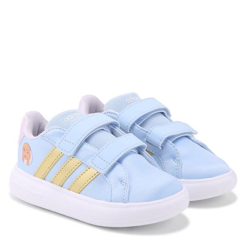 Kids' Disney Grand Court 3.0 Sneaker Toddler Shoes (Blue/Gold Anna)