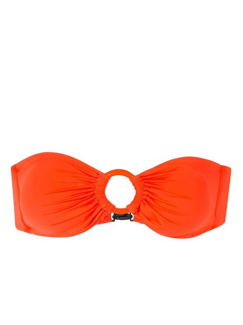 Christen strapless bikini top - Orange