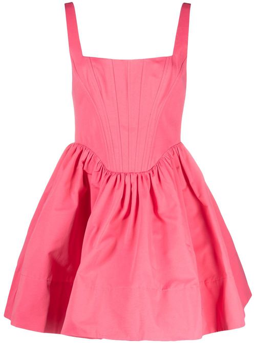 sachin and babi light blue dress Staud Hopper Pleated Cocktail Dress
