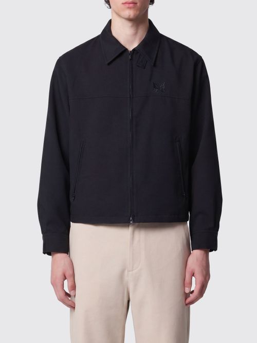Coat Men color Black