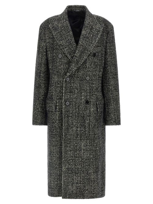 Bouclé Wool Coat