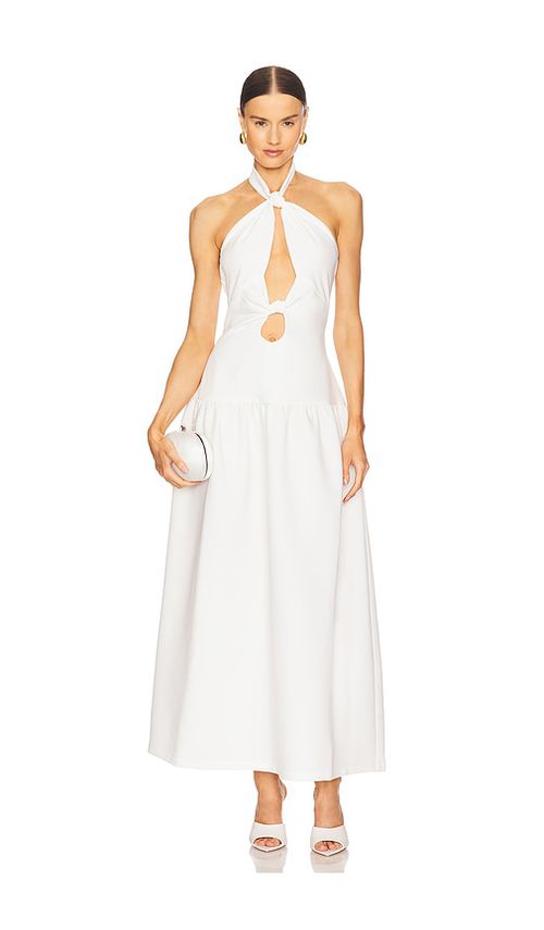 4th & Reckless Leona Maxi Dress in White. -  XS also in L, M